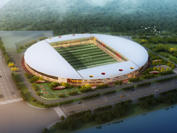 海天文體中心鋼結構